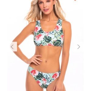 Cabana del Sol - Scoop Squad Bikini Set Palms